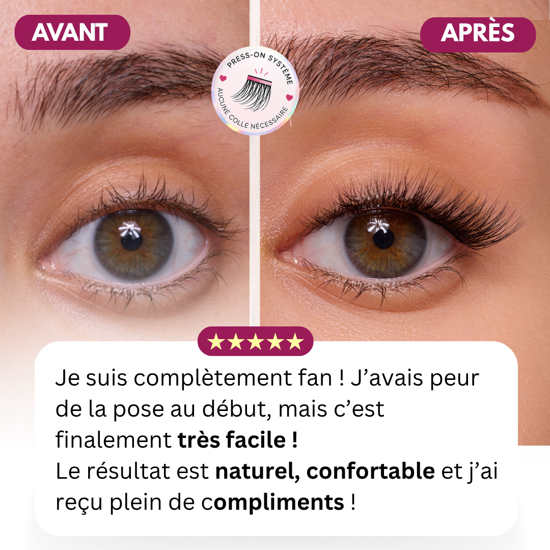 Kit Cils pré-collés – Adieu mascara pendant 1 mois