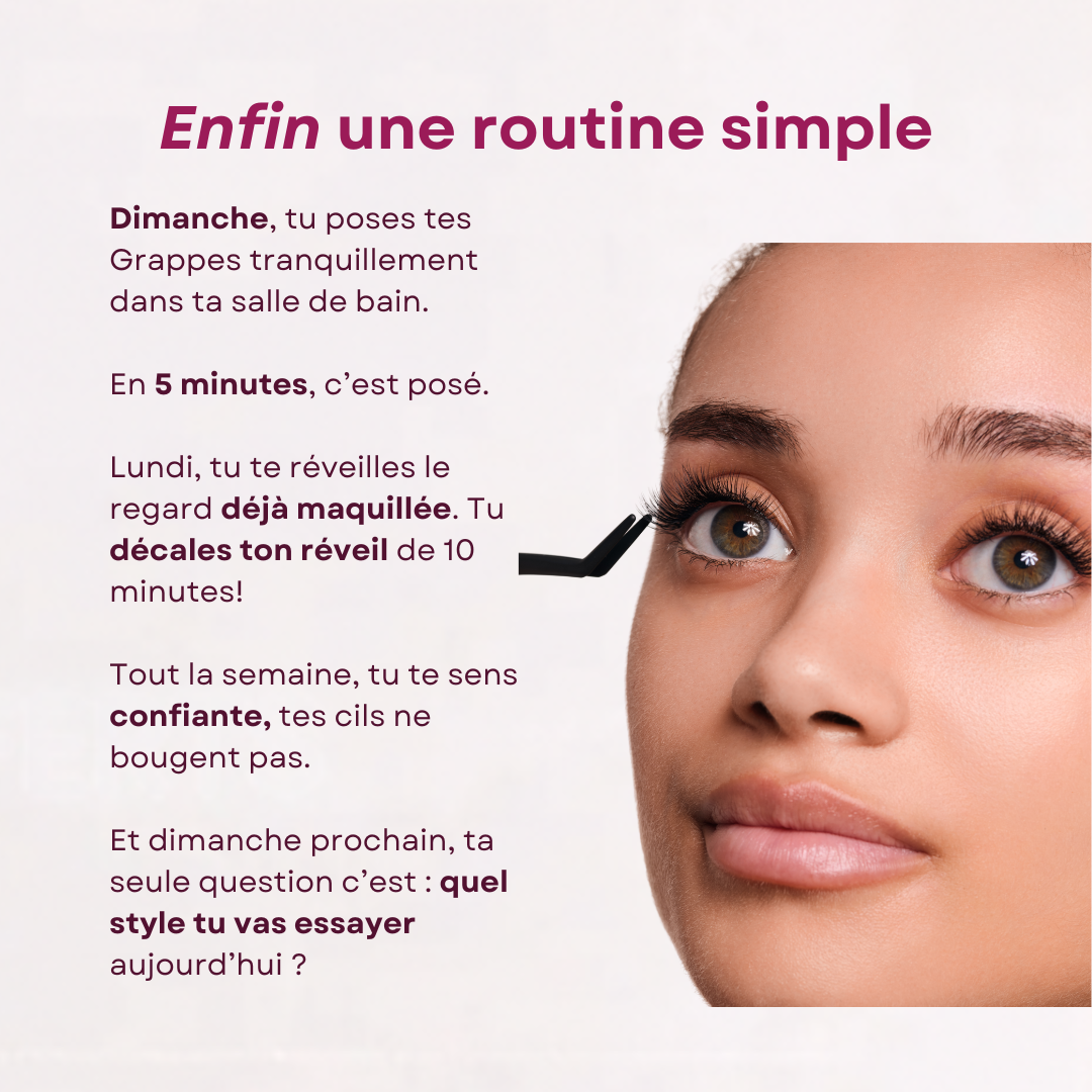 Kit Cils pré-collés – Adieu mascara pendant 1 mois